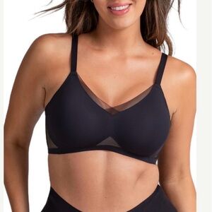 Honeylove CrossOver Bra in Runway Black - Large 38 B/C